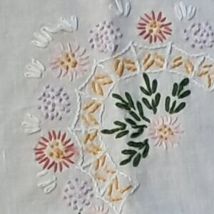 Handmade Embroidered Tablecloth Crochet‎    #7     58 inches square